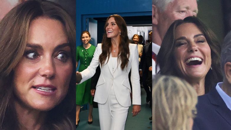 Kate Middleton dopinguje Anglików w Marsylii w stylizacji za 40 TYSIĘCY! Kibice wiwatowali na jej widok (ZDJĘCIA)
