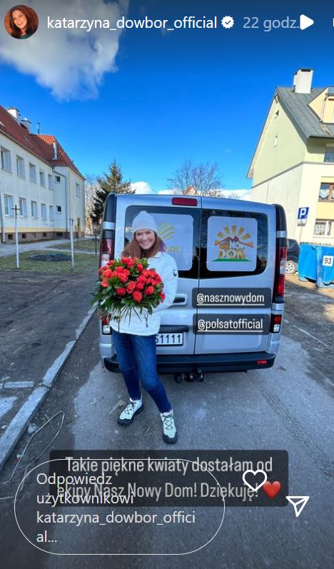 Katarzyna Dowbor dostała prezent od ekipy