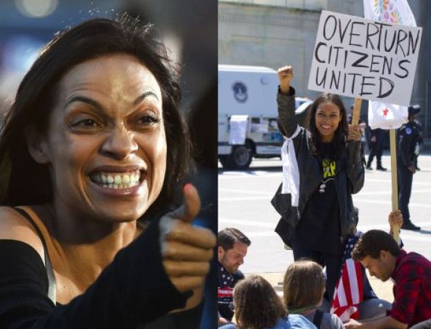 Aktorka Rosario Dawson została aresztowana za protestowanie pod Kapitolem!