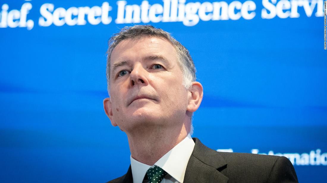 Richard Moore - szef brytyjskiej tajnej służby wywiadowczej MI6
