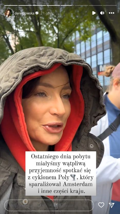 Anna Dereszowska relacjonuje pobyt w Amsterdamie