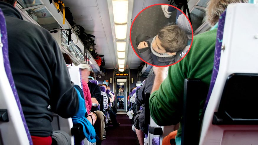 Nikt nie ustąpił dziecku miejsca w pociągu. Matka oburzona