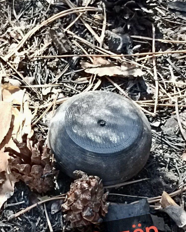 Ukrainian homemade antipersonnel mine.