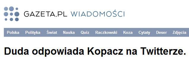 140 znaków może być materiałem na news dnia