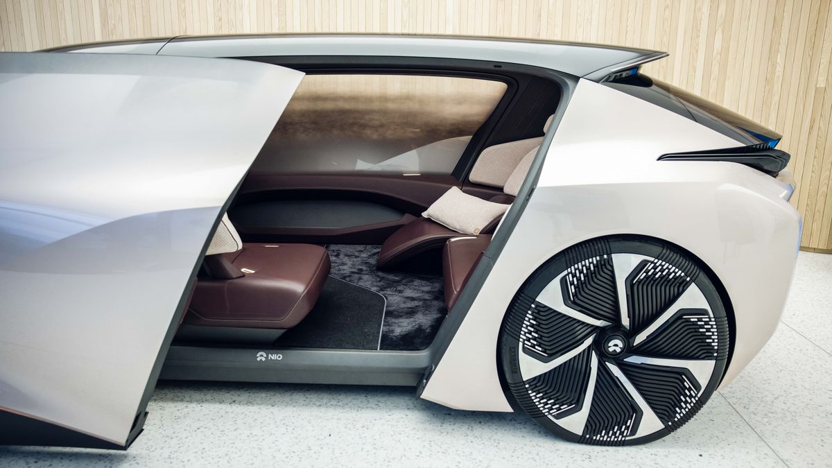 The Nio Inc. EVE concept car on display at Nio House in Oslo, Norway, on Thursday, Sept. 30, 2021. Chinese electric car upstart Nio Inc. will take its first step outside its home market, opening a showroom and beginning to sell vehicles in environmentally conscious Norway. Photographer: Odin Jaeger/Bloomberg via Getty Images