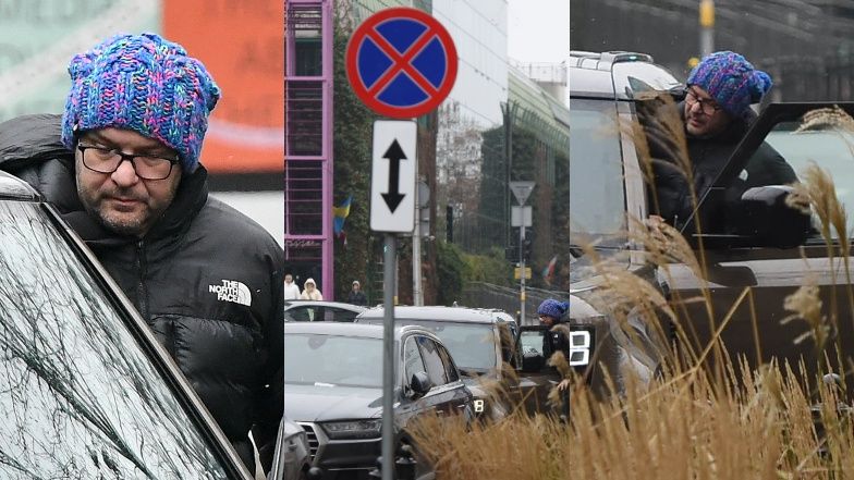 Tomasz Karolak parkuje na zakazie 