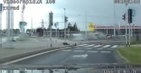 Jest nagranie z poniedziałkowego pościgu za kierowcą audi na wjeździe do Lublina