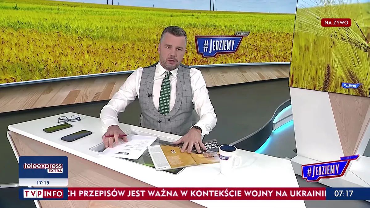 Michał Rachoń w "Jedziemy"