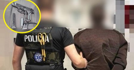 Agresywny taksówkarz groził bronią innemu kierowcy. Poszło o zajechanie drogi