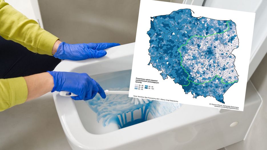 2,3 mln Polaków bez łazienki