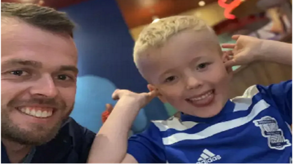 6-latni Arthur z ojcem Thomasem