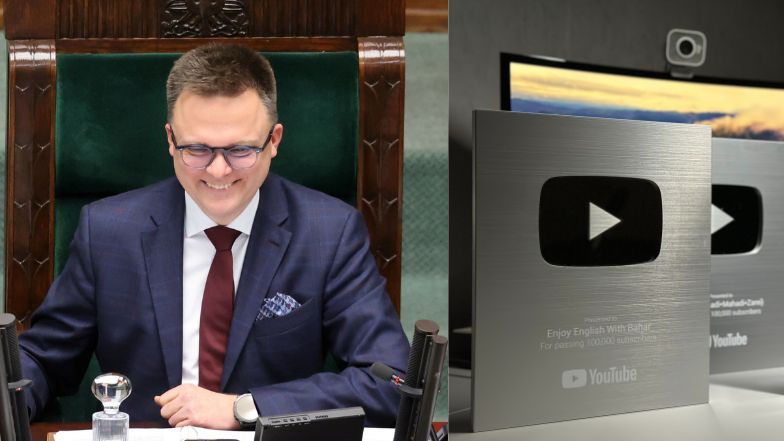 Szymon Hołownia zdradza, czy przyjmie nagrodę od YouTube