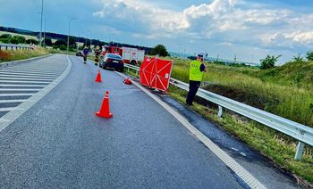 Motocyklista zginął w płomieniach. Tragedia na Dolnym Śląsku