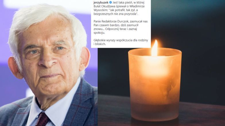 Jerzy Buzek żegna Kamila Durczoka