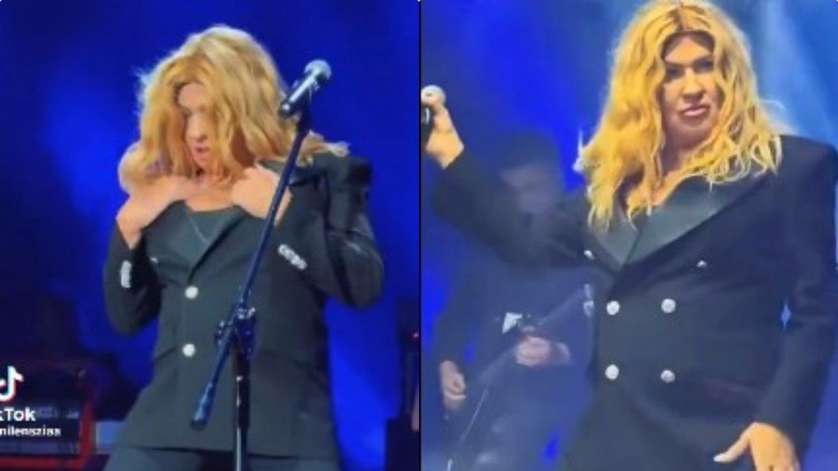 Beata Kozidrak na występie w Szczecinie.