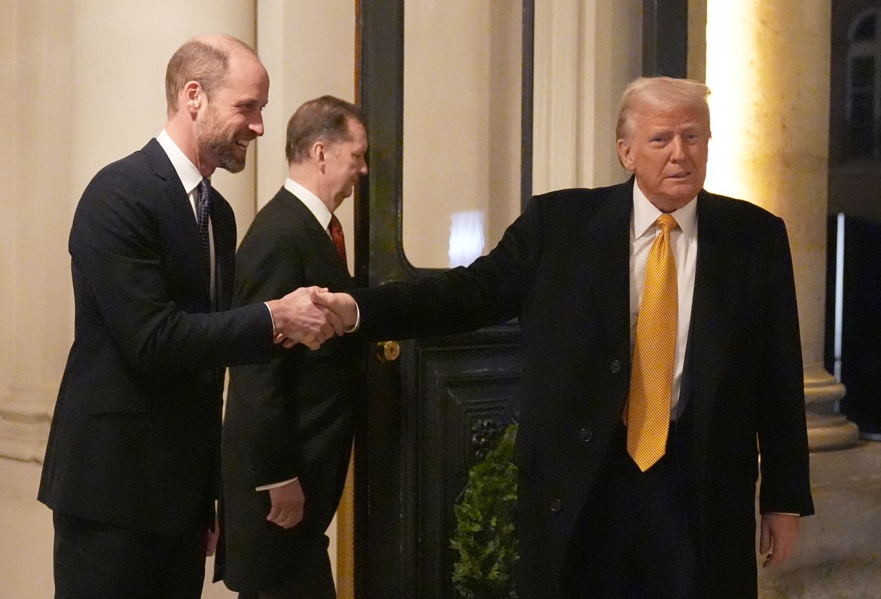 Donald Trump had a gaffe during his meeting with Prince William.