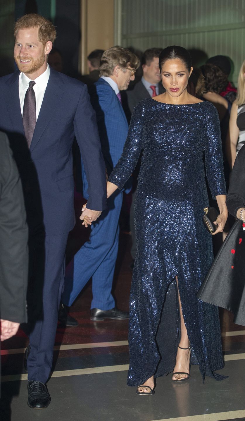 Meghan i Harry w Royal Albert Hall w styczniu 2019, zaraz po jej dramatycznym wyznaniu