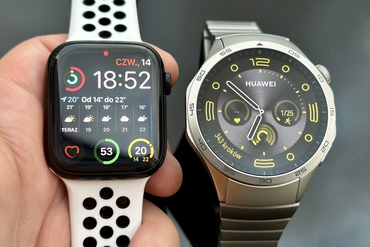 Apple Watch 8 i Huawei Watch GT 4