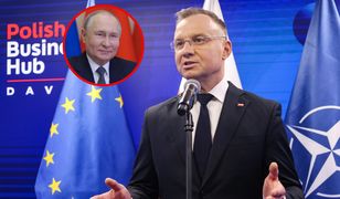 Duda w Davos. "Putin powinien prosić o rozmowy pokojowe"