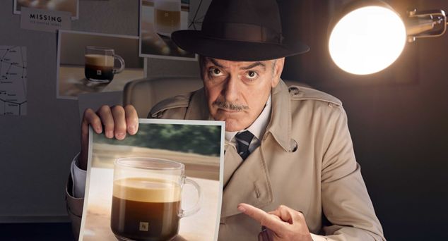George Clooney detektywem w reklamie telewizyjnej Nespresso