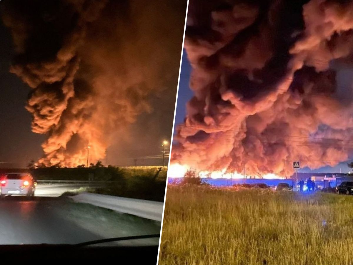 Ogromny pożar w rosyjskim Toljatti. Na miejscu 300 strażaków 