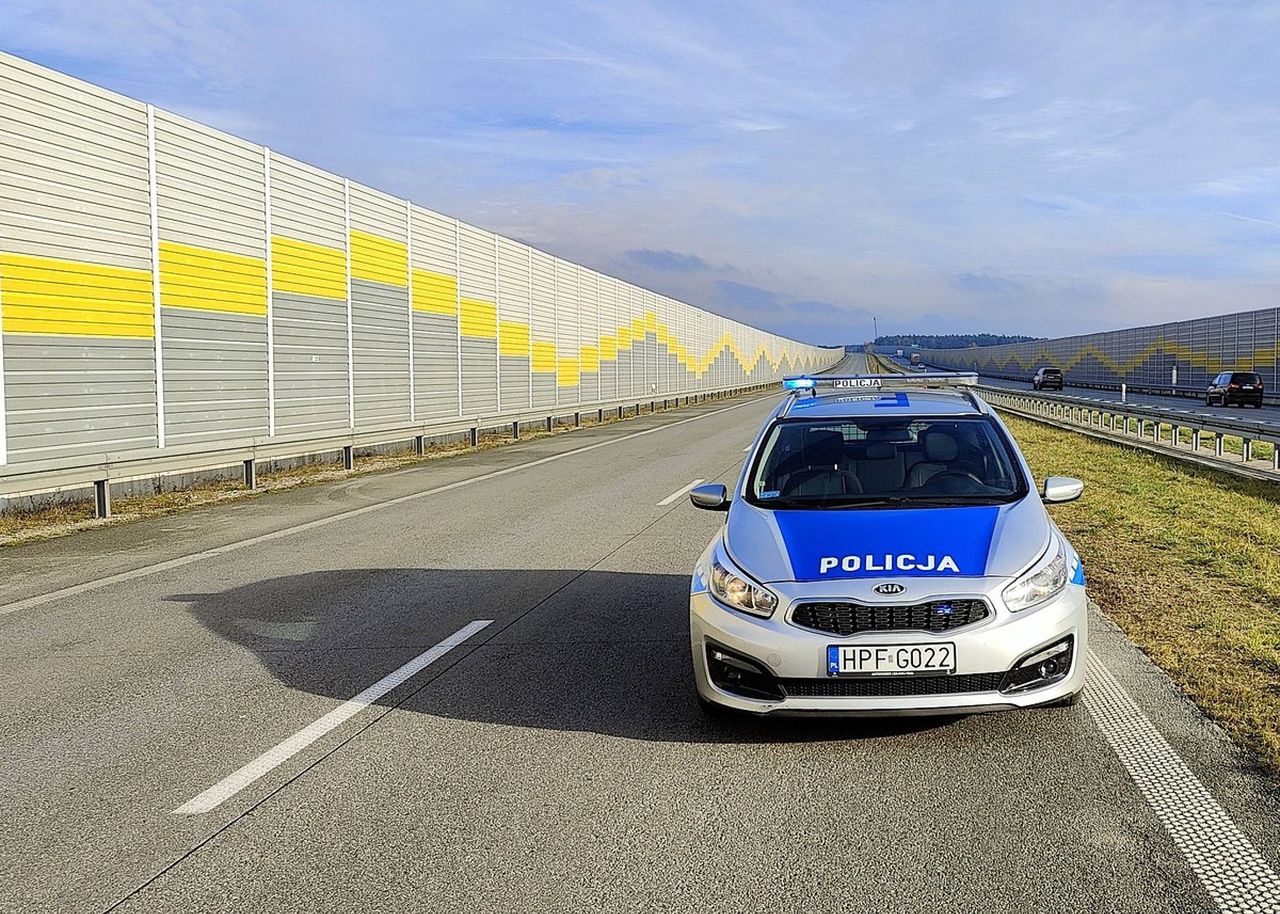 Auto stało na awaryjnych. Policjanci osłupieli, gdy zajrzeli do środka