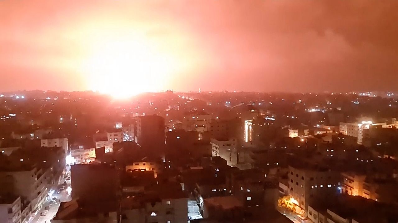 Izraelskie rakiety nad Strefą Gazy. Pierwszy taki atak do miesięcy