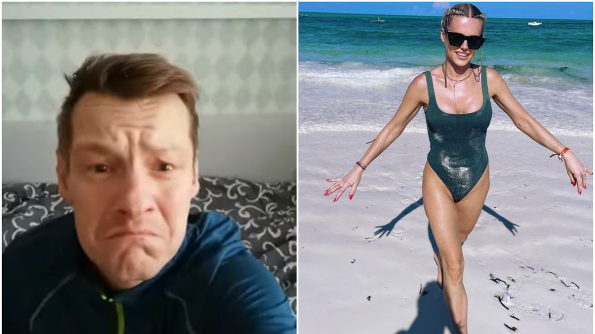 Żona zostawiła Marcina Mroczka i pojechała na wakacje 