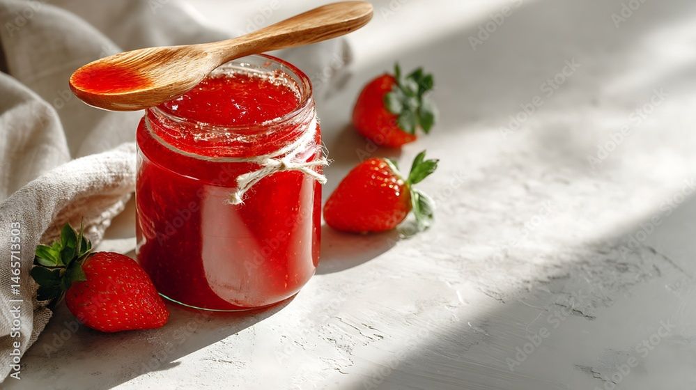 Najlepszy dżem z truskawkami i rabarbarem. Smak lata w słoiczku. Na śniadanie do chleba nie ma nic lepszego