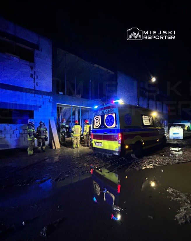 Zawalił się strop. 3 osoby poszkodowane