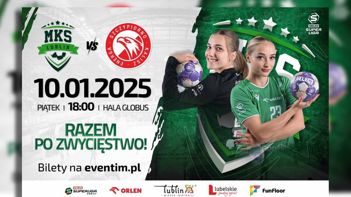 plakat MKS FunFloor Lublin vs Energa Szczypiorno Kalisz