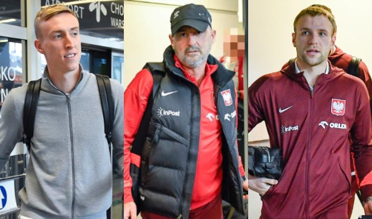 Reprezentacja Polski "przyłapana" na lotnisku 