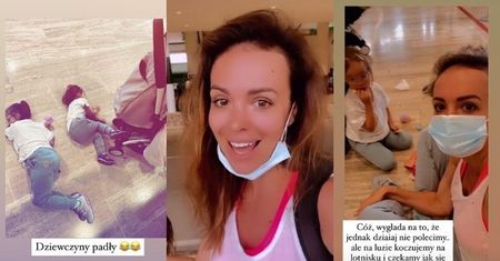 Anna Wendzikowska "koczuje na lotnisku" w oczekiwaniu na wylot z Dominikany: "Jeszcze zgubiłyśmy paszporty"