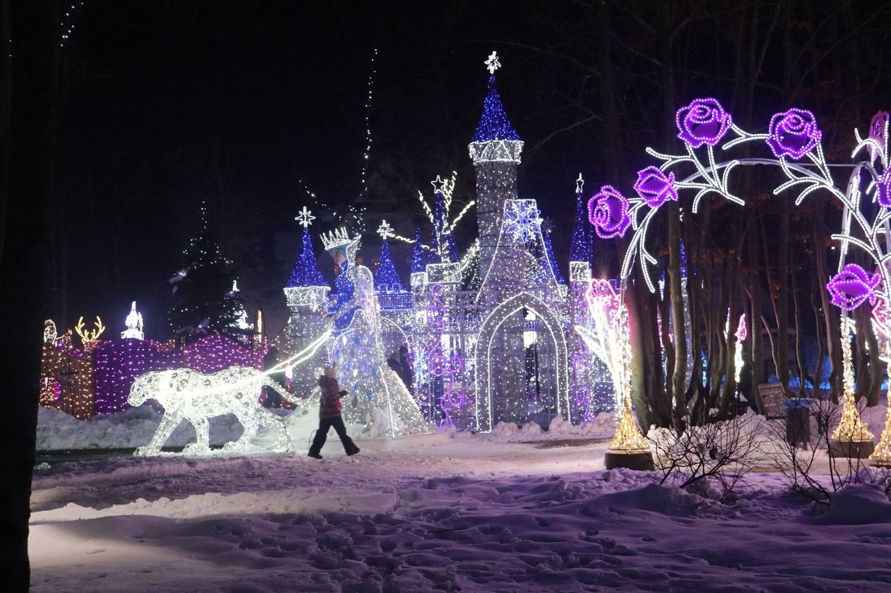 Zakopane: Park Miliona Świateł otwarty - w tym roku w magicznej odsłonie "Królowej Śniegu"