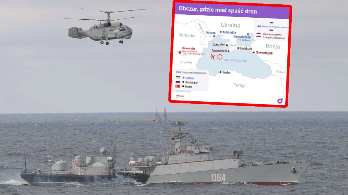 Amerykański bezzałogowiec bojowy MQ-9 Reaper spadł nad Morzem Czarnym