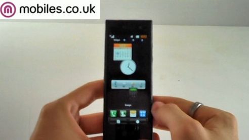 LG BL40 Chocolate na filmie "na żywo" 1