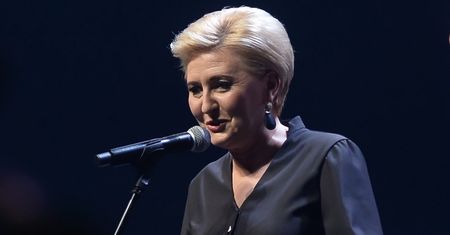 Agata Kornhauser-Duda patronowała koncertowi charytatywnemu. Wystąpiła w czerni