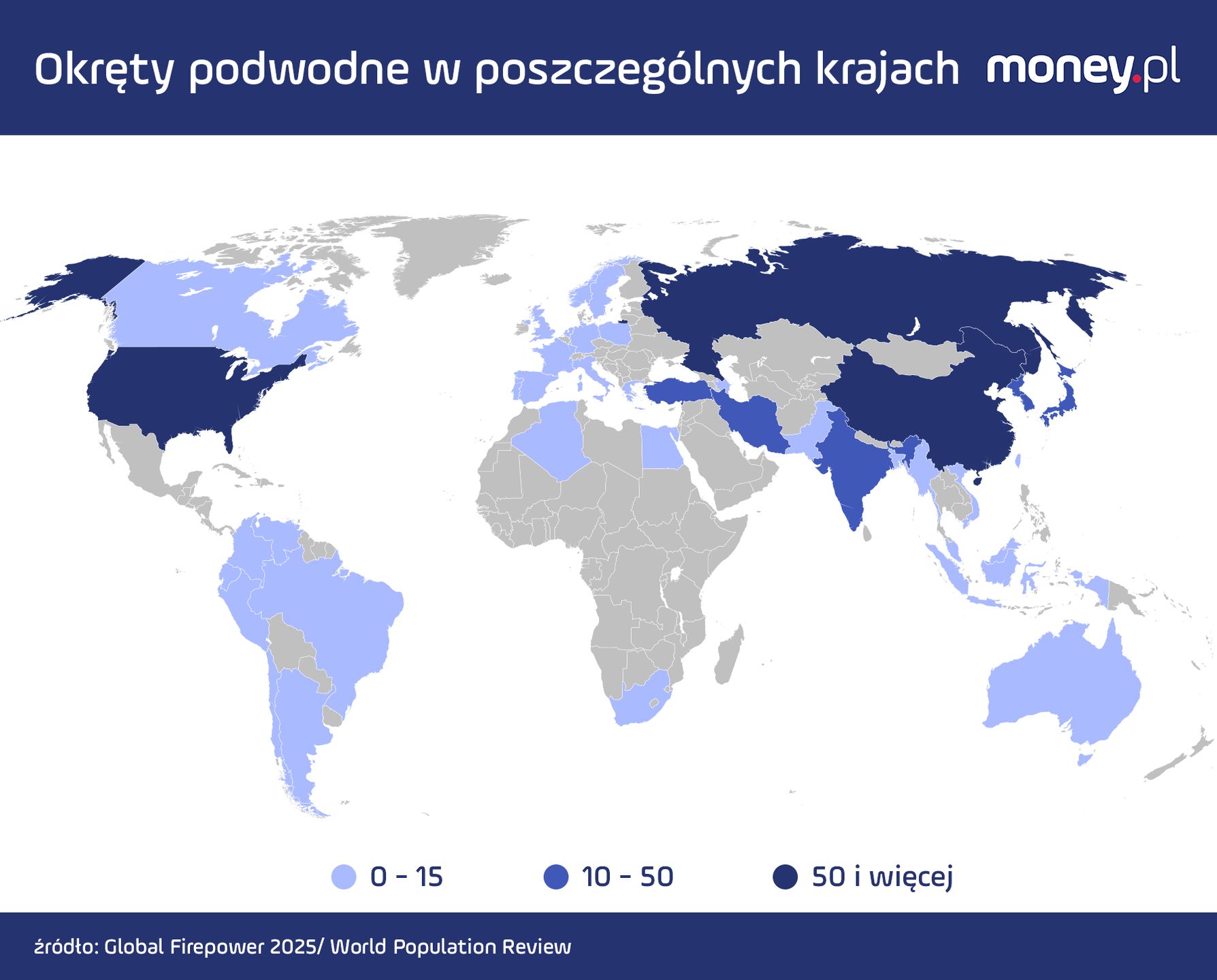 Okręty podwodne na świecie