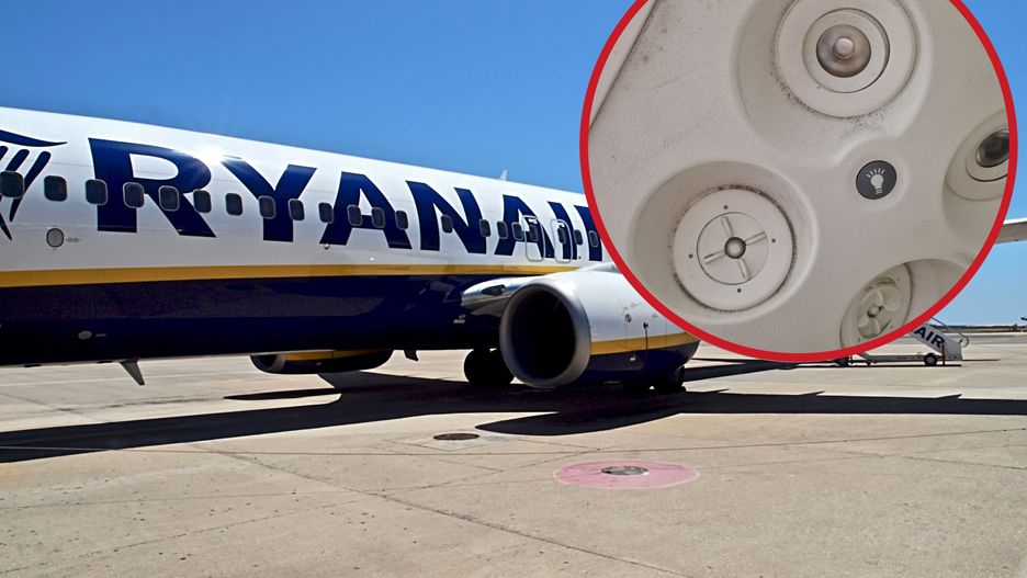 Ryanair zapomina o sprzątaniu w samolotach