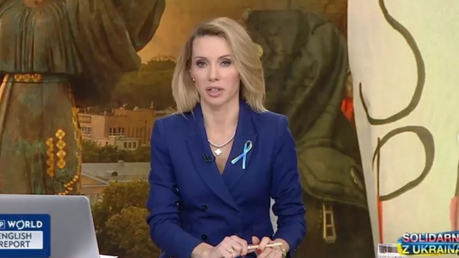 Małgorzata Opczowska prowadziła program w TVP Info