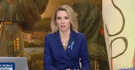 Scena jak z filmu. Na antenie TVP Info żona połączyła się z mężem na wojnie