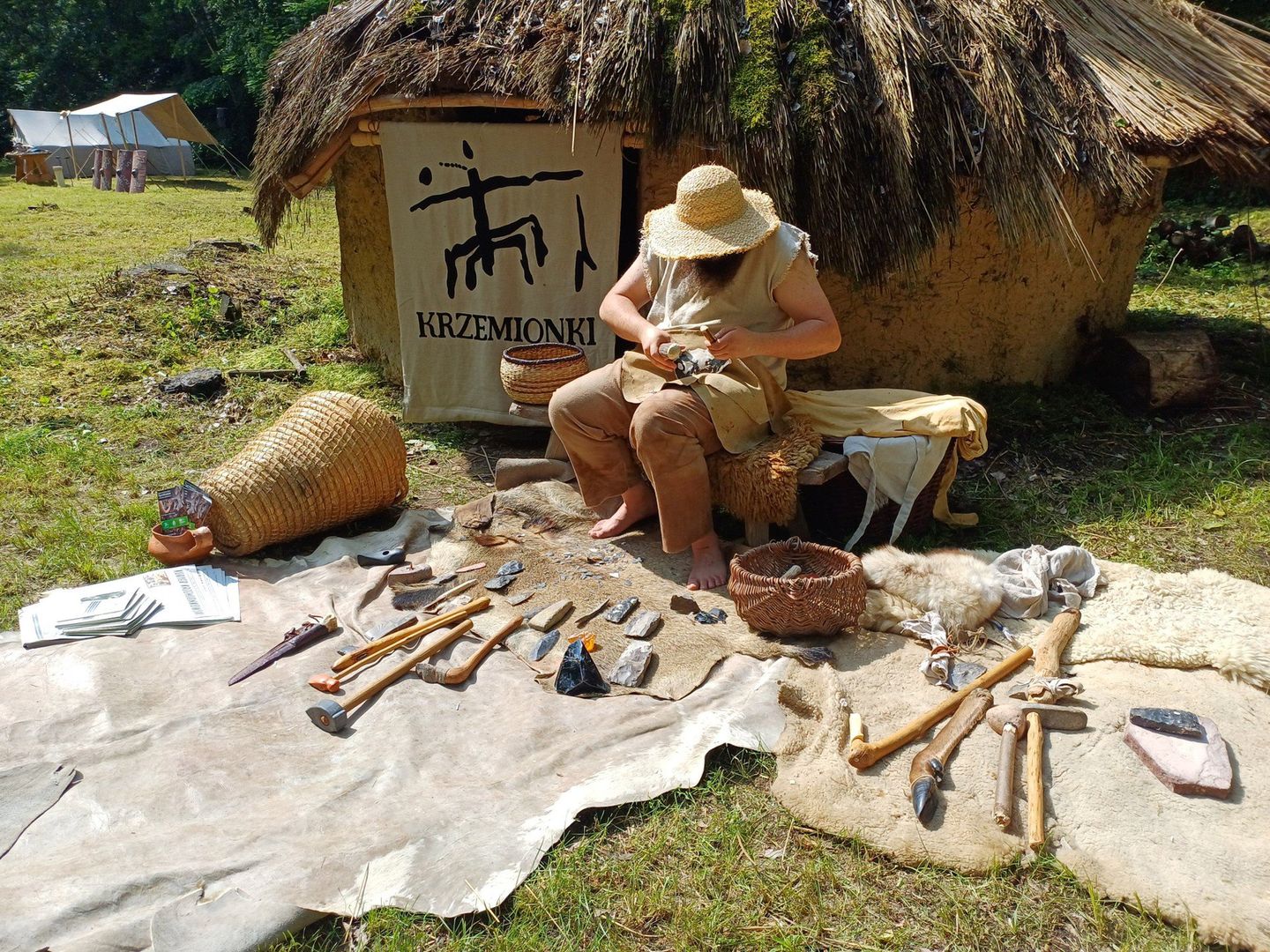 Warsztaty archeologiczne &#34;Żelazne korzenie&#34; w Muzeum Przyrody i Techniki w Starachowicach.