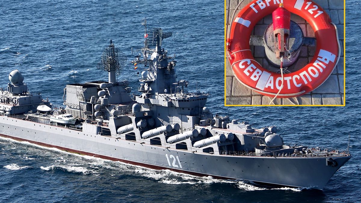 Znaleźli koło ratunkowe z krążownika "Moskwa" 