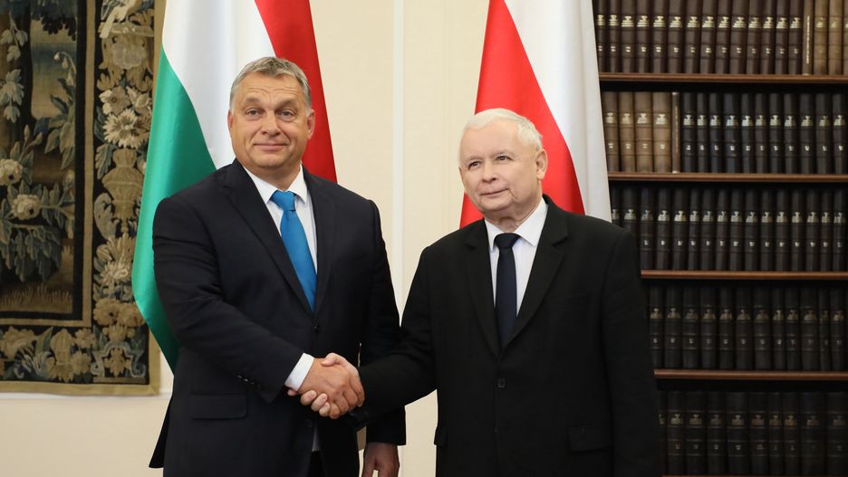 Victor Orban i Jarosław Kaczyński 