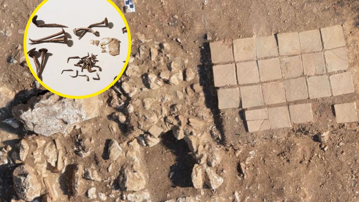 Grobowiec był zabezpieczony w charakterystyczny sposób 