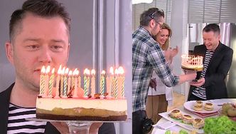 Kuźniar świętuje urodziny w "Dzień Dobry TVN": "O cholera! Tu jest 38 świeczek?"