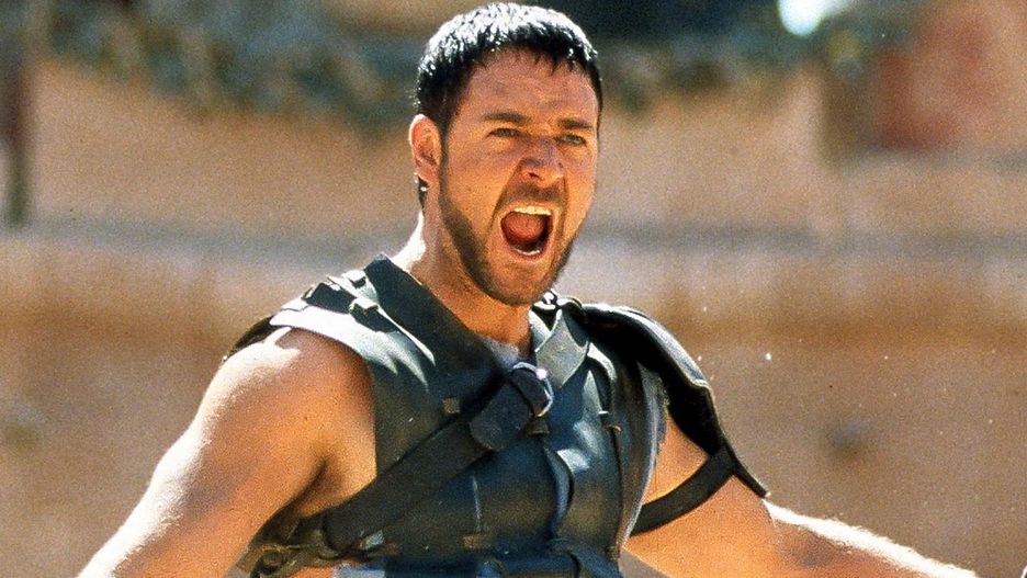 Russell Crowe w filmie "Gladiator"