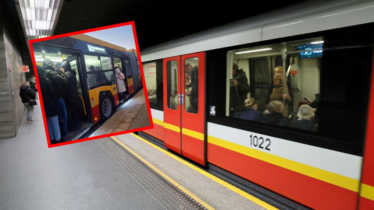 Awaria metra w Warszawie