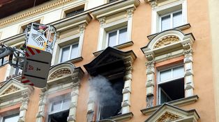 Wałbrzych: Tragiczny pożar w kamienicy. Nie żyje 64-letni mężczyzna