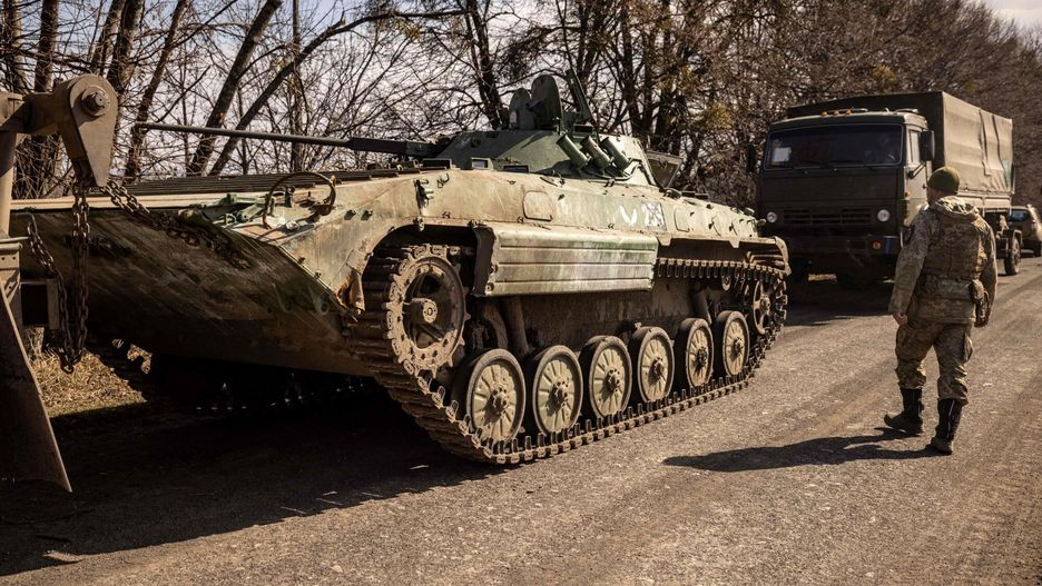 Wojna w Ukrainie - odbicie miasta Trostianec